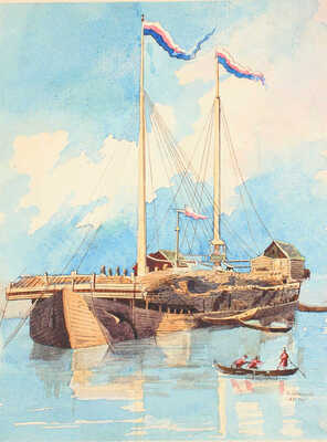 Ефимов Николай Ефимович. Лот из 14 листов с бытом татар и видами Астрахани 